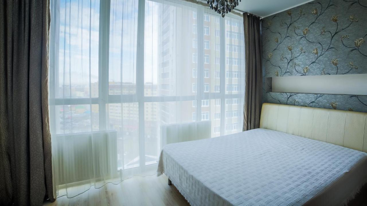 Апартаменты В Астане На Мамышулы Astana Eksteriør bilde